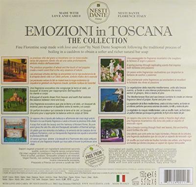 Nesti Dante emozioni geschenkset zeep 6x150gr. Nesti Dante emozioni geschenkset zeep 6x150gr.