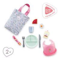 Grote eetset - COROLLE - Bloemenprint - Voor poppen van 36/42 cm - Vanaf 24 maanden - thumbnail