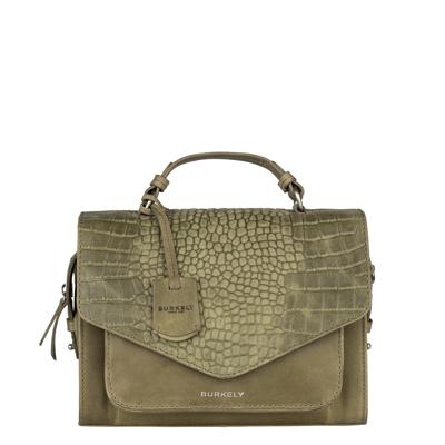 Burkely Croco Cody Citybag Schoudertas Licht Groen