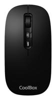 Wireless muis CoolBox Ratón W02-IA Zwart 1600 dpi - thumbnail