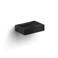 Clou Vale fonteinset keramiek 28x19x7cm zonder kraangat met fonteinkraan en sifon Zwart mat CL/03.30160 - thumbnail