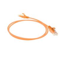 ACT DC9105 LSZH U/UTP CAT6 Datacenter Slimline Patchkabel Snagless | RJ45 connectoren | Oranje | 5 meter - thumbnail