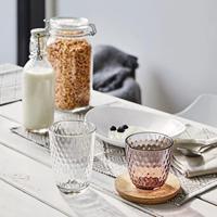 Bormioli Rocco Waterglazen Slot - Roze - 290 ml - 6 stuks - thumbnail