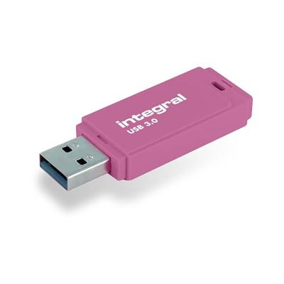 Integral Neon USB 3.0 stick, 64 GB, roze Integral Neon USB 3.0 stick, 64 GB, roze