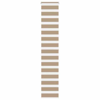 VidaXL Zebra blind 45x200 cm stofbreedte 40,9 cm polyester zandbruin VidaXL Zebra blind 45x200 cm stofbreedte 40,9 cm polyester zandbruin