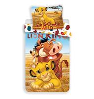 Disney The Lion King Dekbedovertrek Simba Timon en Pumba - 140 x 200 cm - thumbnail