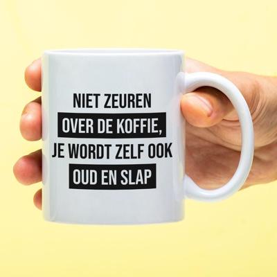 Mok Niet zeuren over de koffie