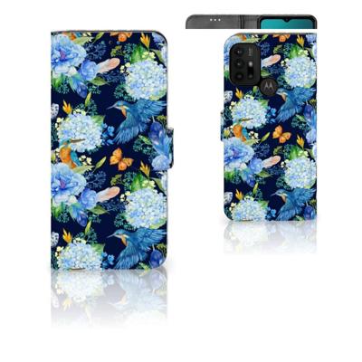 Telefoonhoesje | Met pasjeshouder | voor Motorola Moto G10 | G20 | G30 IJsvogel Telefoonhoesje | Met pasjeshouder | voor Motorola Moto G10 | G20 | G30 IJsvogel