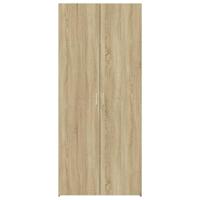 Hoge kast 70x42,5x185 cm bewerkt hout sonoma eikenkleurig - thumbnail