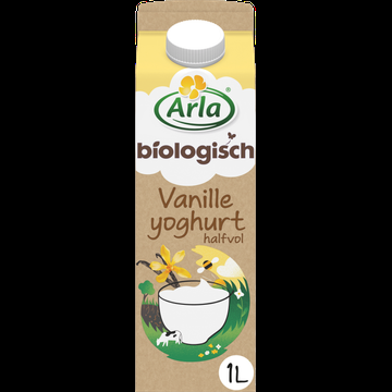 Arla Biologisch Vanille Yoghurt Halfvol 1 L bij Jumbo