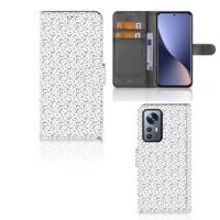 Xiaomi 12 Pro | Telefoon Hoesje | Stripes Dots | Portemonnee hoesje - thumbnail