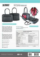 Laptoptas Urban Factory LWB14UF Zwart 14" - thumbnail