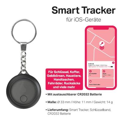 Albrecht Smart Tracker ST-100 Bluetooth tracker Active White (mat) - thumbnail