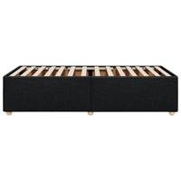 Bedframe zonder matras 100x200 cm stof zwart - thumbnail