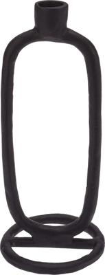 Candle Holder 24 cm Zwart - Nampook