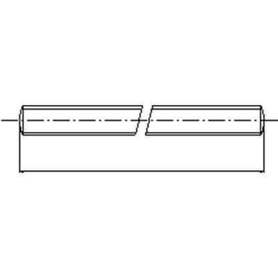 draadeind 4.8 M10 elvz 1.mtr