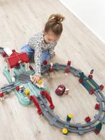 Abrick Vat renbaan trein - ECOIFFIER meerkleurig - thumbnail