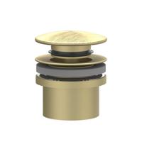 Design Afvoerplug IVY Stop&Go Geborsteld Mat Goud PVD - thumbnail