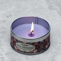 Goloka Geurkaars in blik - Lavendel - thumbnail