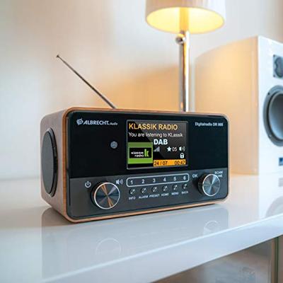 Albrecht DR 865 Senior DAB radio Zwart - thumbnail