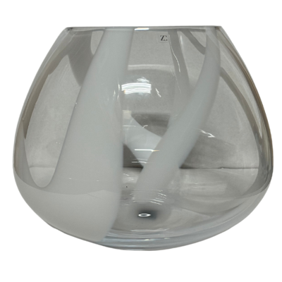 Vaas glas - vaas Paradizo Wide - vaas wit