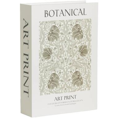 Opbergboek Botanical - groen - 5x23x16 cm