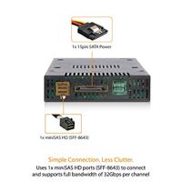 Icy Dock MB833M2K-B M.2 PCIe SSD mobile rack voor externe 3,5 - thumbnail