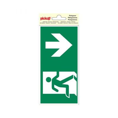 Deco picto nooduitgang 10x20cm Pickup - Pickup