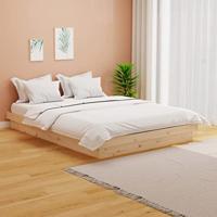 Bedframe massief hout 135x190 cm - thumbnail