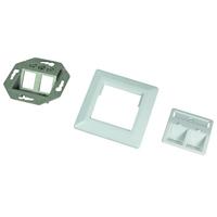 LogiLink NK4020 2 x RJ-45 wandcontactdoos - thumbnail