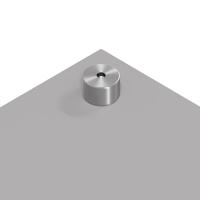 VidaXL Keuken spatscherm lichtgrijs 110 x 50 cm gehard glas - thumbnail