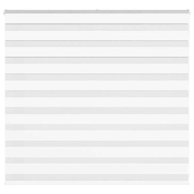 VidaXL Zebra blind 155x100 cm stofbreedte 150,9 cm polyester wit