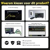 Rigol DHO924 Digitale oscilloscoop 200 MHz 1.25 GSa/s 50 Mpts 12 Bit 1 stuk(s) - thumbnail