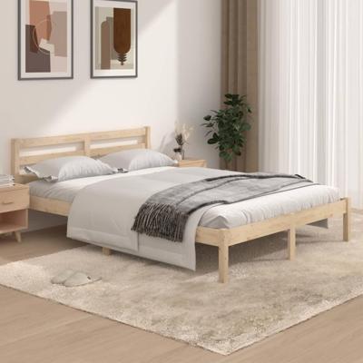Bedframe massief grenenhout 135x190 cm