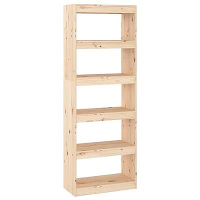 Boekenkast/kamerscherm 60x30x167,5 cm massief grenenhout