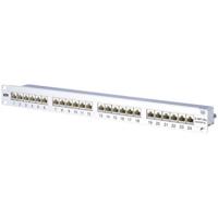 Metz Connect 130855C-E 24 poorten Netwerkpatchpaneel 483 mm (19) CAT 6A 1 HE Zilver (metallic) Ingericht - thumbnail