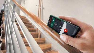 Bosch Home and Garden AdvancedDistance 50C Laserafstandsmeter Bluetooth, Touchscreen 50 m