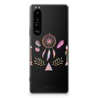 Sony Xperia 1 III Telefoonhoesje met Naam Boho Dreamcatcher - thumbnail