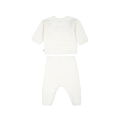 2-delige tricot set voor baby PETIT BATEAU ecru