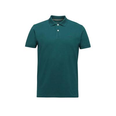 ESPRIT Men Casual slim fit polo donkergroen ESPRIT Men Casual slim fit polo donkergroen