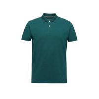 ESPRIT Men Casual slim fit polo donkergroen - thumbnail
