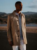 50% korting - Petrol Industries Heren Trenchcoat Wild dessert - S - thumbnail