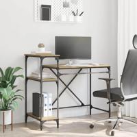 Bureau Artisan Eiken 105 x 50 x 90 cm Bewerkt hout - thumbnail