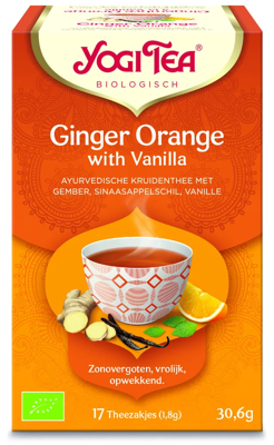 Yogi Tea Ginger Orange With Vanilla Kruidenthee Yogi Tea Ginger Orange With Vanilla Kruidenthee