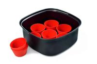 Philips HD9956/00 Meesterbakkerset XXL / HD9630, HD9860, HD9750 Airfryer Zwart - thumbnail