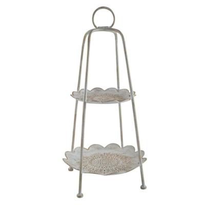 Snackdienblad Home ESPRIT Wit Gouden Arabisch Snackdienblad Home ESPRIT Wit Gouden Arabisch