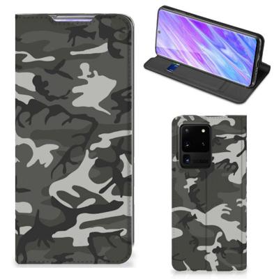 Samsung Galaxy S20 Ultra | Hoesje met Magneet | Army Light