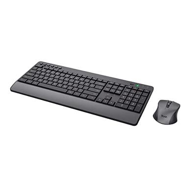 Trust Trezo draadloze deskset, uit gerecycleerd kunststof, qwerty - thumbnail