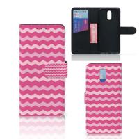 Nokia 2.3 | Telefoon Hoesje | Waves Pink - thumbnail