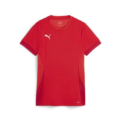 PUMA teamGOAL Voetbalshirt Dames Rood Wit PUMA teamGOAL Voetbalshirt Dames Rood Wit